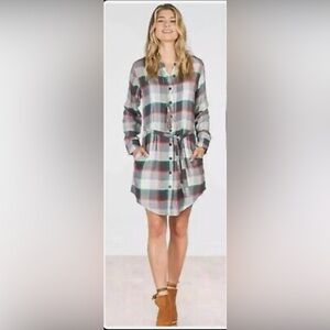 Matilda Jane Make Believe Coming To Town Shirt Dress